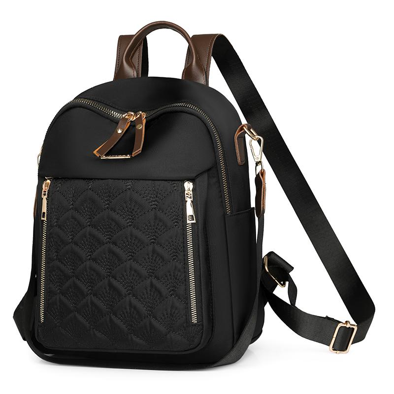 Lingge Rucsac cu broderie Rucsac pentru femei Rucsac de călătorie impermeabil de mare capacitate