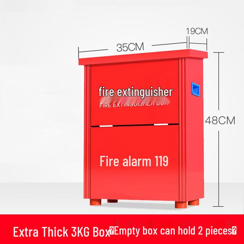 Stainless Steel Double Fire Extinguisher Storage Box