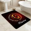Custom Name Knightly Shield Living Room Non-Slip Area Rug Soft Carpet for Bedroom Kids Playroom Sofa Office Home Decor Doormat