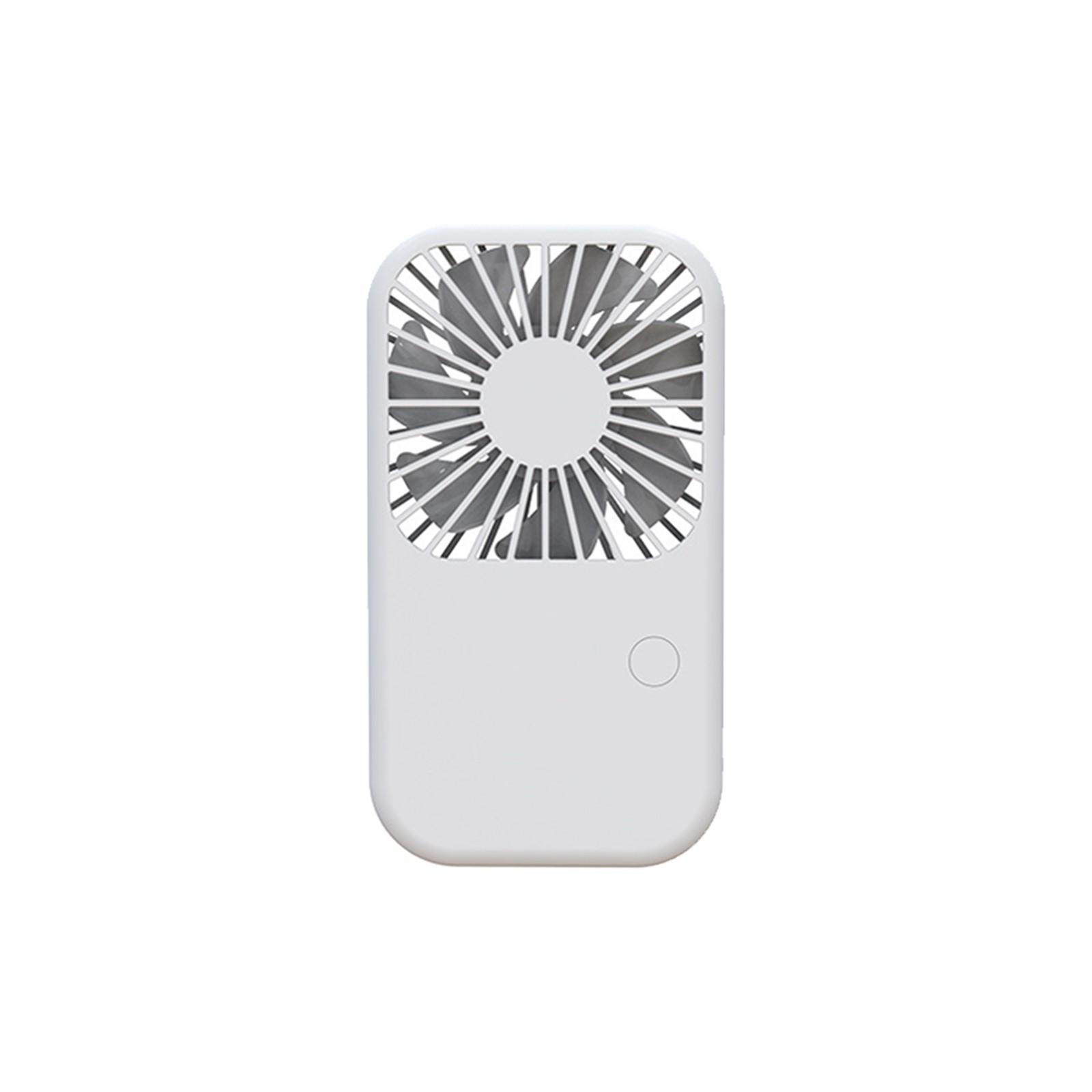 

Портативный мини-вентилятор USB Портативный небольшой вентилятор Перезаряжаемый портативный вентилятор One Size белый