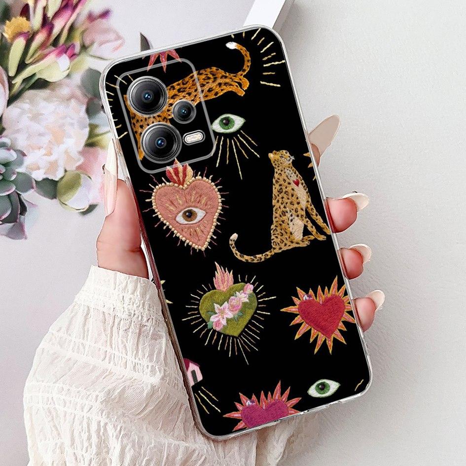 Case For Xiaomi Poco X5 / Poco X5 Pro 5G Cover New Design Popular Cartoon Soft Silicone Transparent Fundas For PocoX5 X 5 Bumper