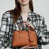 Imported TC Top Layer Cowhide Versatile Commuter Handbag Genuine Leather Boston Pillow Bag Textured Single Shoulder Women's Bag