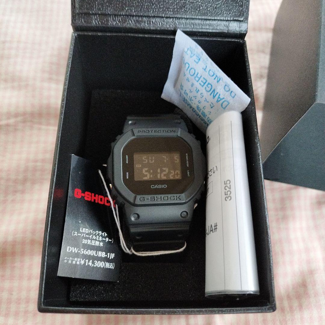 Used [CASIO] G-SHOCK DW-5600UBB-1JF Watch with box