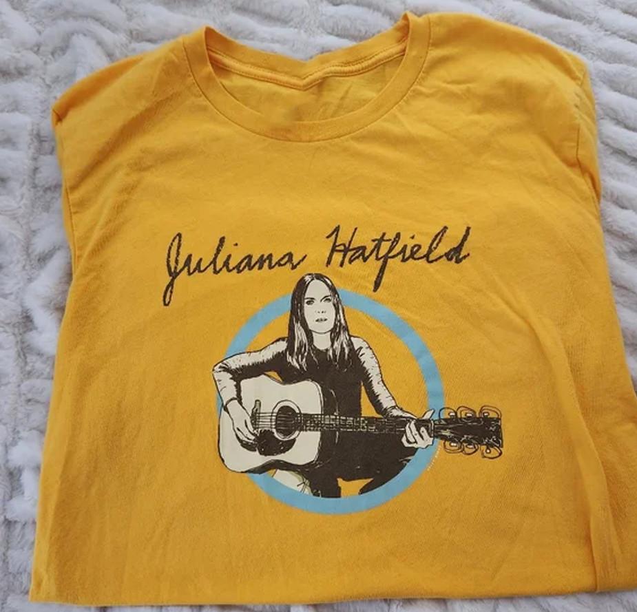 Juliana Hatfield Singer Short Sleeve Cotton Yellow All Size T-Shirt BT1689 Unisex T-Shirt XXL