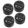 4Pcs 2.2 Inch Wheel Hubs Aluminum Alloy Wheel Hubs for 1Celsius10 Remote Control RC Car