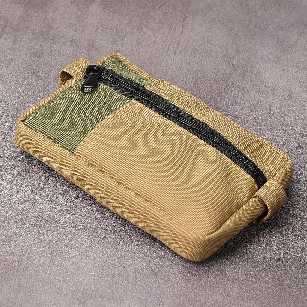 Tactical EDC Pouch Mini Tactical Wallet Coin Purse Multifunctional Bag for Camping Hiking Portable Outdoor EDC Tool Storage Bag