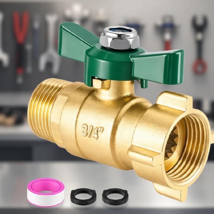 High Pressures Brass Garden Valves Garden Water Pipe Connectors Pipe Adapter Garden Hose Outlet Switches