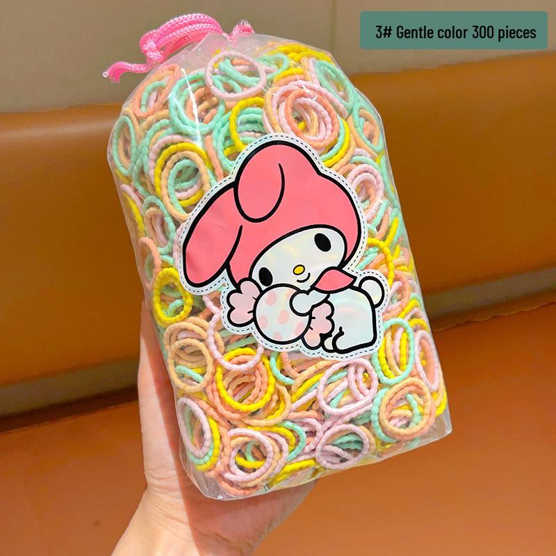 No-Damage Elastic Hair Ties for Girls - High Elasticity Accessories