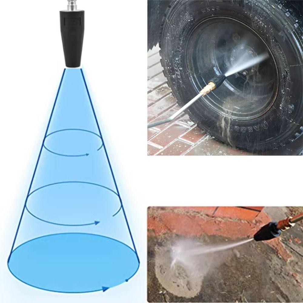 2600 PSI/3600 PSI Turbo Nozzle Quick Release Plug Spray Tip Rotating Blaster  Brick Cleaning