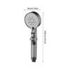 Shower Head 5 Modes Filtered Shower Head with Handheld Silicone Nozzles Adjustable Faucet for Bathroom Home Gym Dorm Apartment