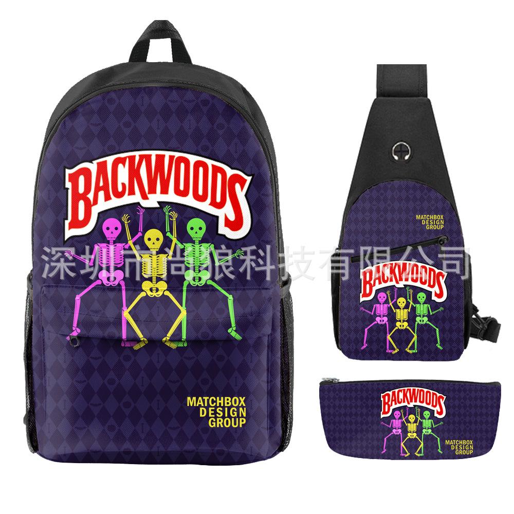 Student School Bag Backwoods Backpack Shoulder Bag School Bag Large Capacity Water-Proof Backpack