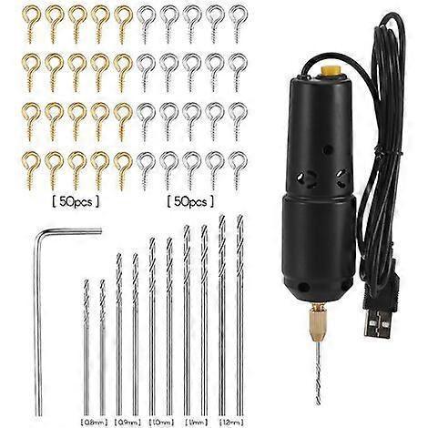 Mini Drill - USB Electric Drill Jade Drop - Off Crystal Pearl Drilling Mini