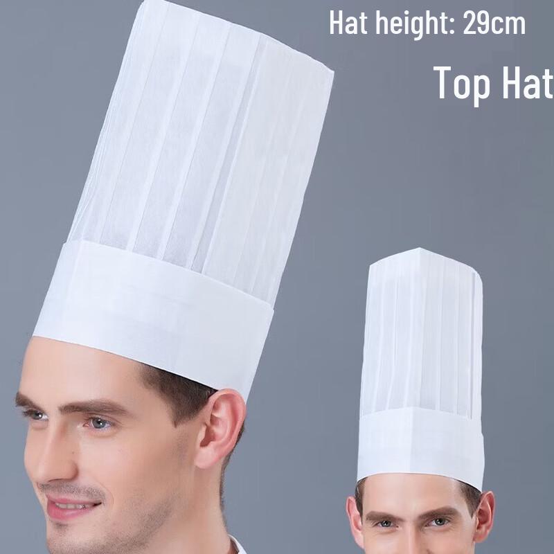 

Високий одноразовий ковпак шеф-кухаря