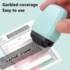 Identity Protection Roller Stamps Roller Identity Theft Prevention Security Stamp  Confidential and Address Blocker