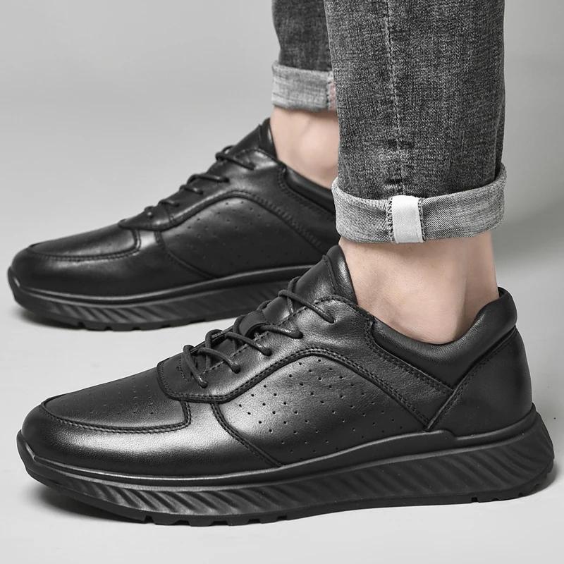 Модная повседневная обувь из натуральной кожи — фото 6