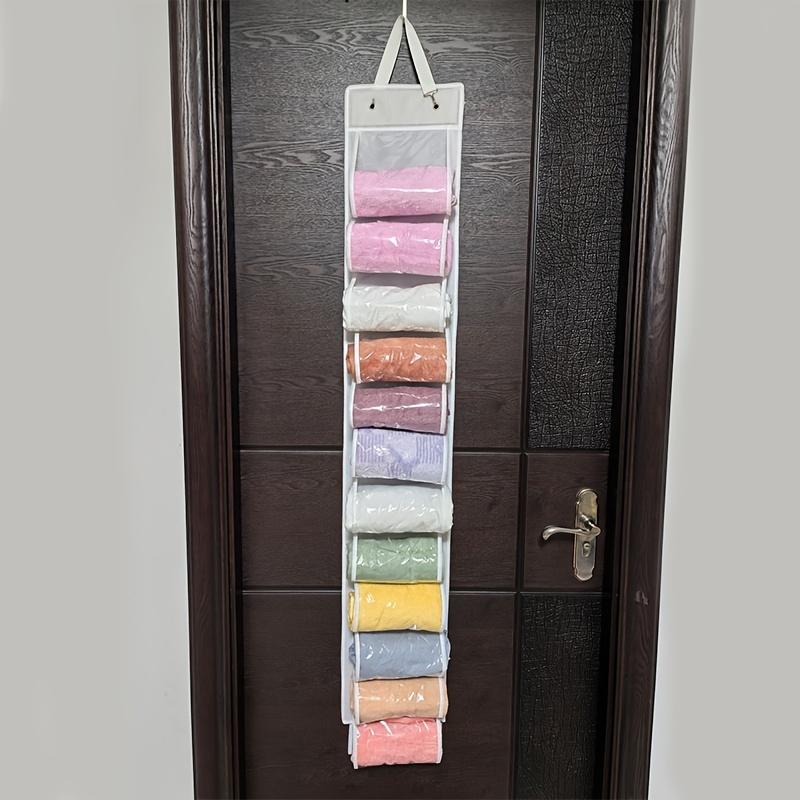 Pant Hanger Organizer - Foldable, Portable Clothes Rack with Zippered Compartments for Tights, Shirts, Jeans Space-Saving Design