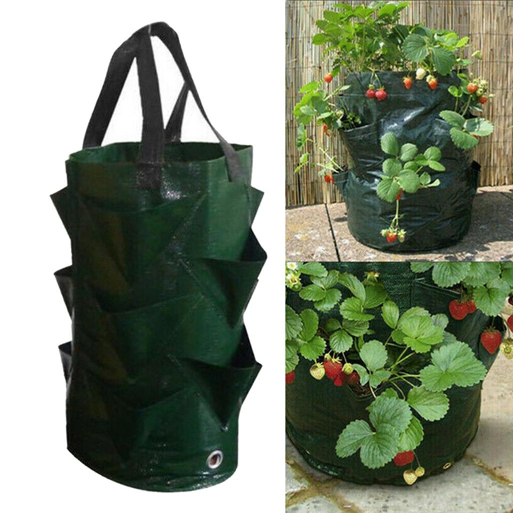 Potato Bags Planter Gardening Breathable Strawberry Planter Vegetable Planting Pouch with Handles