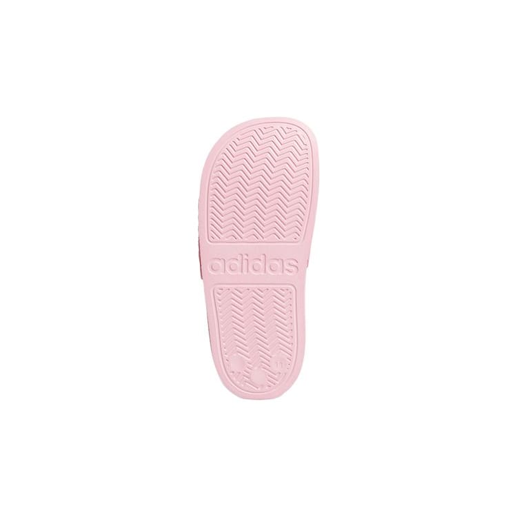 Adidas ADILETTE SHOWER Slip Resistant Anti Kick Kids' Outdoor Slippers White Pink G27628