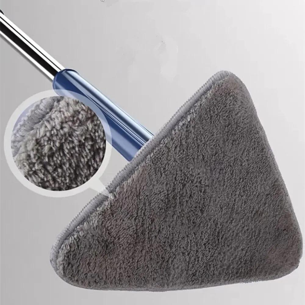 Telescopic Triangle Mop Self-winding Triangle Extension Mop Floor Anti-squeeze Hand-free Lazy Swivel Household Cleaning Tools