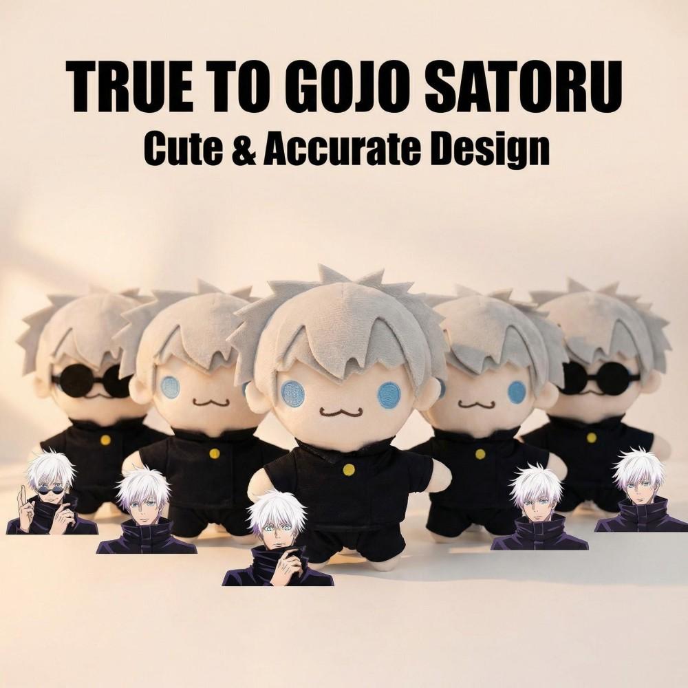 Anime Kawaii Puppe Gojo Satoru Plüschpuppe Weiches Süßes Hautfreundliches Material Kuscheltier Heimdekoration Kindergeburtstagsgeschenk Fans