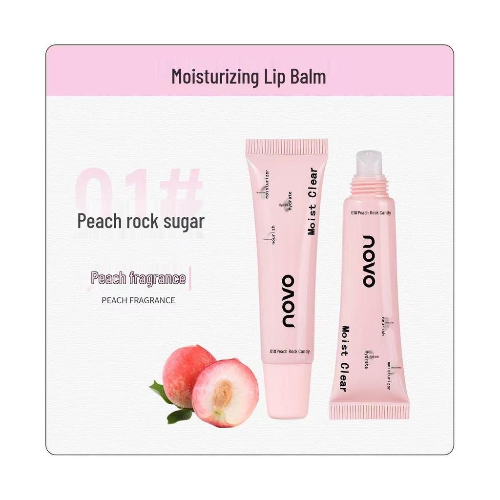 NOVO9263 Lip Balm: Moisturizes, Reduces Lip Lines, Prevents Dryness, Brightens Color, Hydrates. Perfect for Students.
