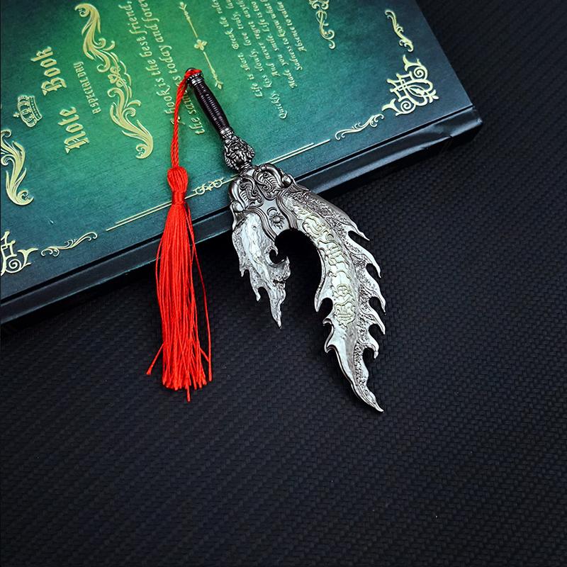 God of War Alloy Game Peripherals Models Pendant Anime Kratos Weapon Metal Replica Miniature Decoration Blade of Chaos