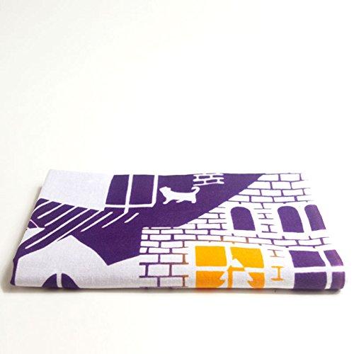 Edoten [Todaya Shoten] Nashien-zome Tenugui (Hand Towel) Christmas Eve 1045, Approx. 37 X 98 Cm