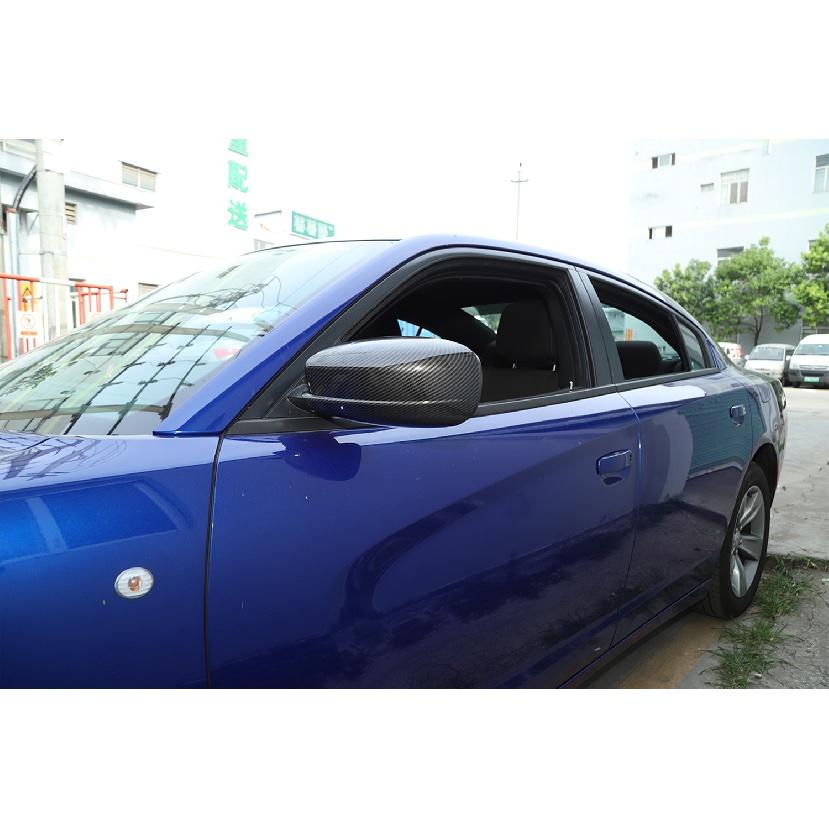 Car Rear View Rearview Mirror Shell Decoration Cover for Dodge Charger 2010-2022  Side Door Mirror Cover Exterior