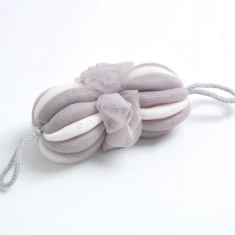 1Pcs Soft Shower Sponge Bath Ball Dead Skin Remove Bath Sponge Gives Glowing Skin Friendly Bath Ball For Home Bathroom Supplies серый