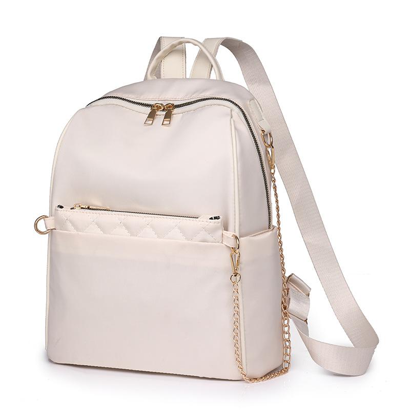 Large Capacity Nylon Cloth Backpack for Women Lightweight Commuting Student Backpack