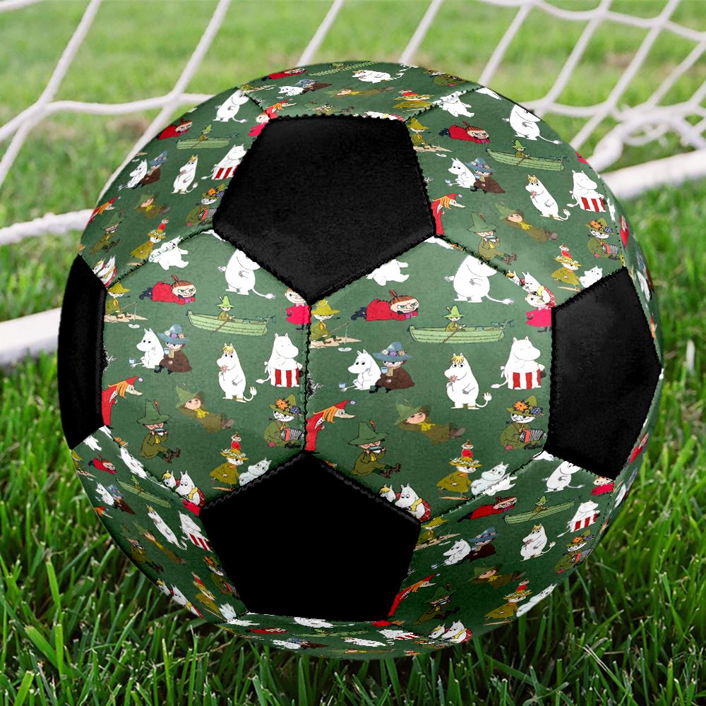 Moomin Theme Size 5 Soccer Ball, Suitable for Both Indoor and Outdoor Matches, a Gift Suitable for Everyone.