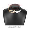 Tooxika Exaggerated Metal Style Three-dimensional Ring Clasp Necklace Luxury Niche Design Sense Hip-hop Personality Necklace