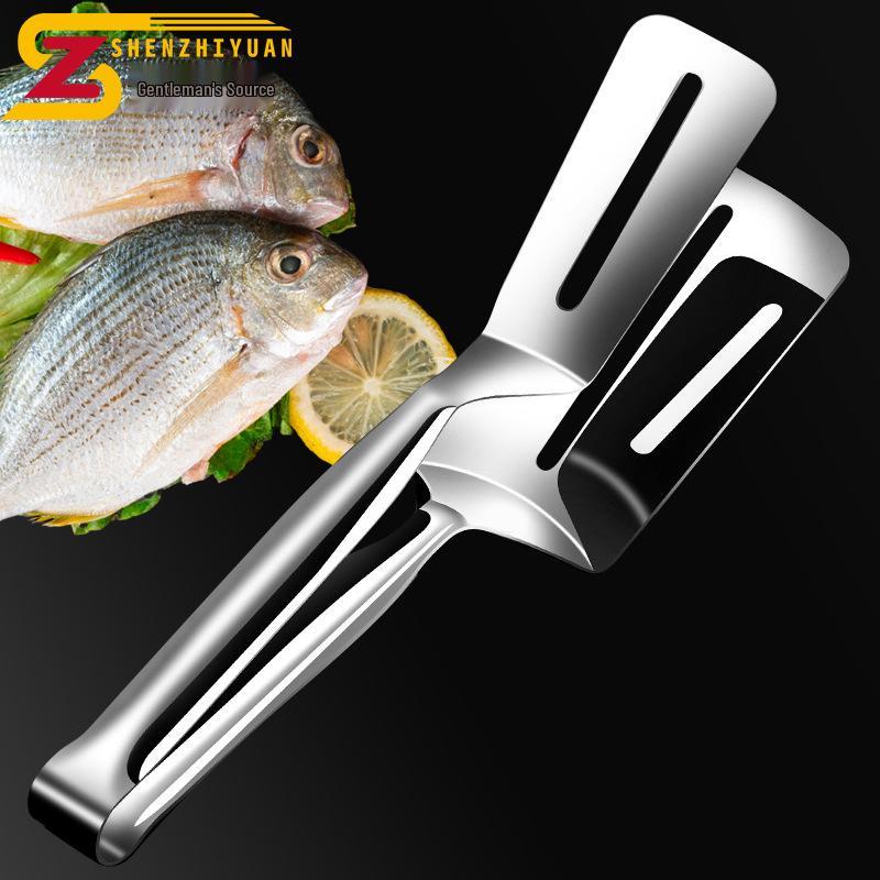 Mehrzweck Edelstahl Fisch- & Steak-Wenderzange