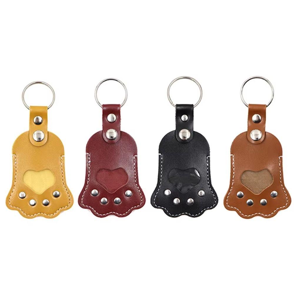 Hair Grooming Pet Hair Memorial Keychain DIY Handmade Paw Shape Keyring  Hanging Accessory