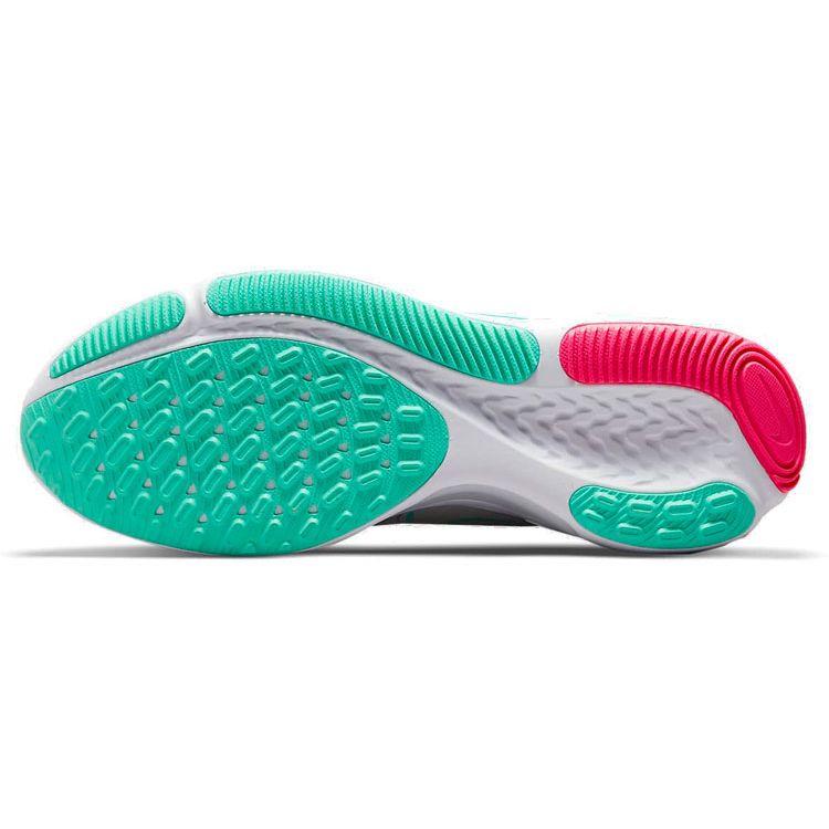 Nike Pánské React Miler 2 Platinum Tint White Dynamic Turquoise CW7121-004