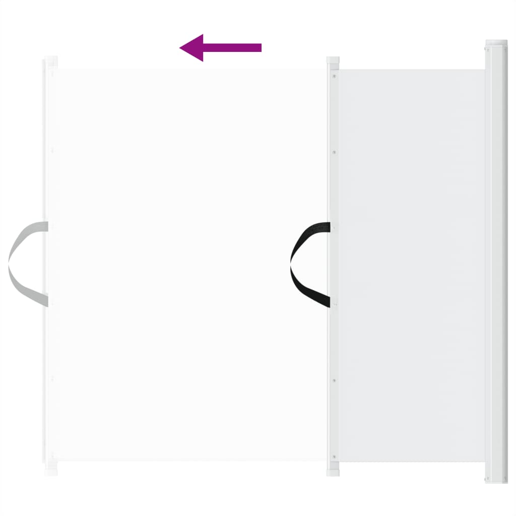 Pet Barrier Extendable White 82.5 x 125 cm