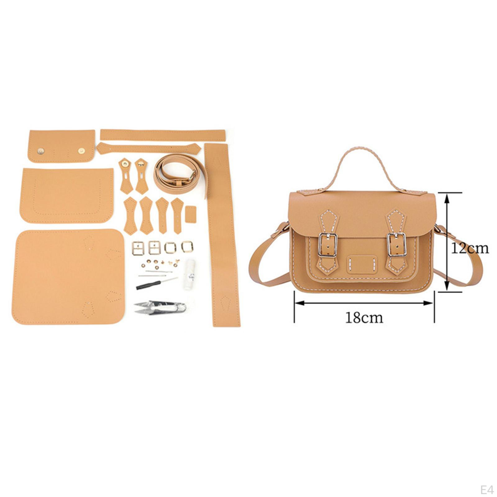 Выкройка кожи Изготовление вязаных аксессуаров коричневый — фото 5