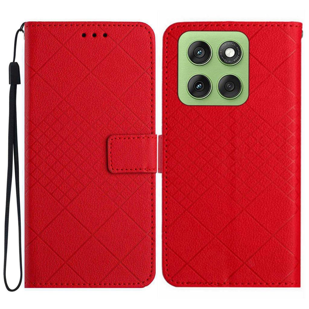 For Motorola Edge 60 5G/60 Fusion 5G Case Wallet Imprint PU Leather Flip Folio Phone Cover