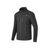 Skechers Logo Print Comfortable Breathable Woven Jacket Men Jackets Carbon-Black P424M212-0018