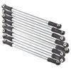 8pcs Metal   Joint Link Rod RC Accessory Fit for   SCX10II 90046 D90 1Celsius10 RC Car