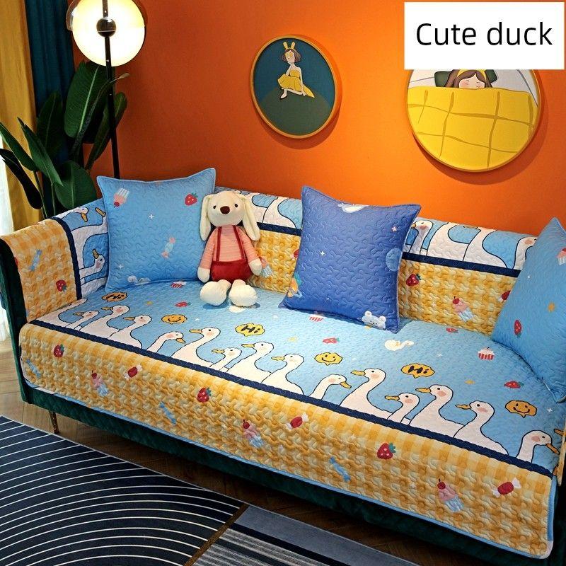 

Подушка для дивана из чистого хлопка, Нескользящая латексная подушка, Ткань с мелким цветочным принтом, Круглый год, Нейтральный минималистичный современный стиль, Специальное предложение, Большая распродажа, Чехол Sky Blue(Cotton ball does not fade) 70*7