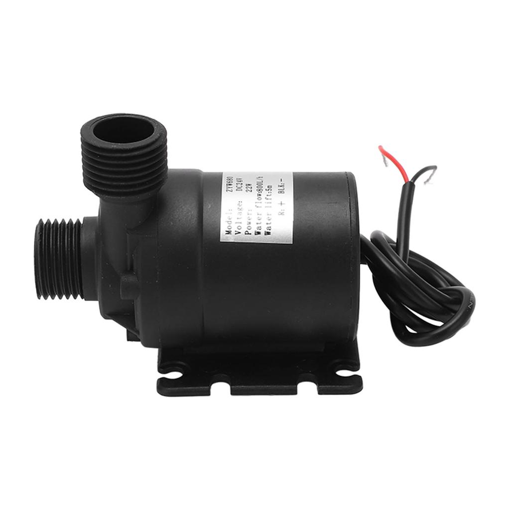DC 24V Brushless Water Pump Submersible 800L/H Flow 9500rpm IP68 Waterproof for Pond Aquarium Fish T