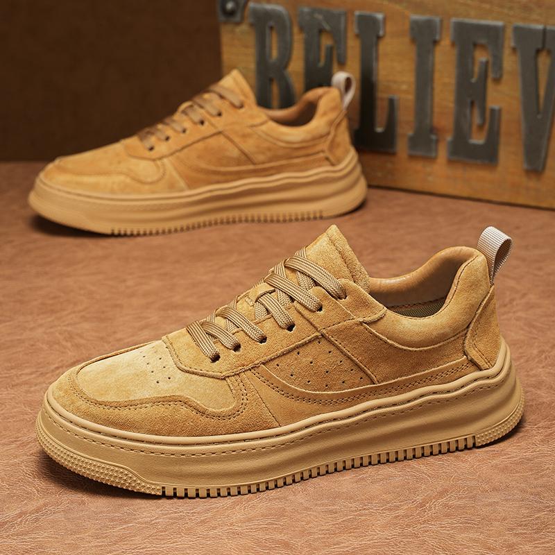 Υψηλή Αίσθηση Αναπνεύσιμα Casual Παπούτσια Σανίδας Μόδα Παχύσολα Μικρά Λευκά Ανδρικά Παπούτσια Ελαφριά και Άνετα Αθλητικά Παπούτσια Τρεξίματος