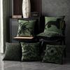 Classic Bamboo Luxury Chenille Jacquard Throw Pillowcase Decorative Cushion Cover 45x45cm Medieval Style Home Deco