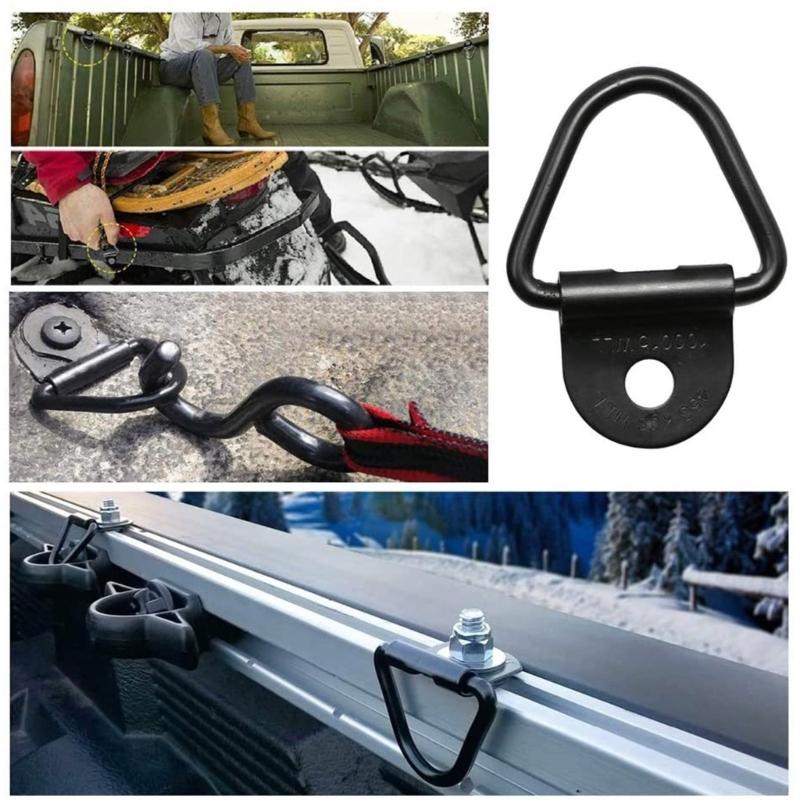 Tie Down V-Rings T Slot Nut Washer Pickup Truck Bed Deck Rail Cleat Cargo Bolt Cargo Bed Accessories