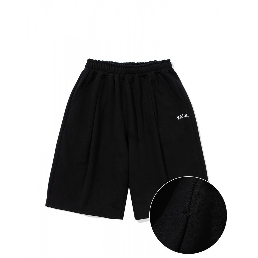 

YALE BERMUDA SWEAT TRAINING SHORTS BLACK