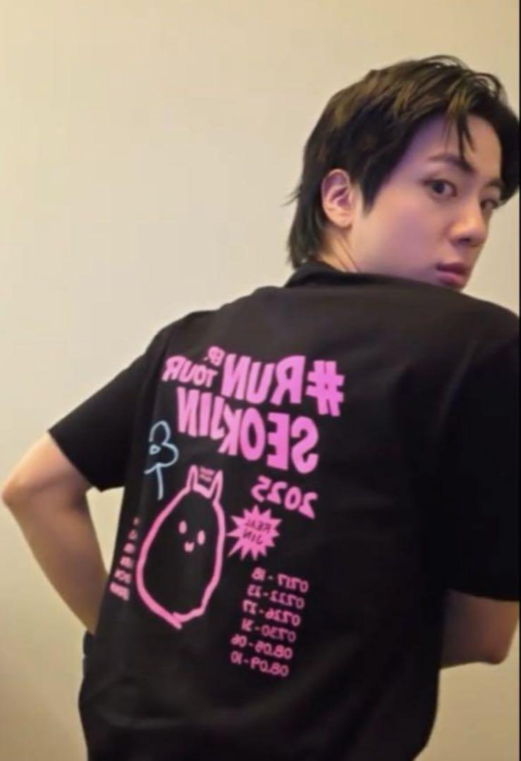 

[USED] BTS JIN RUN SEOKJIN T-shirt, size M