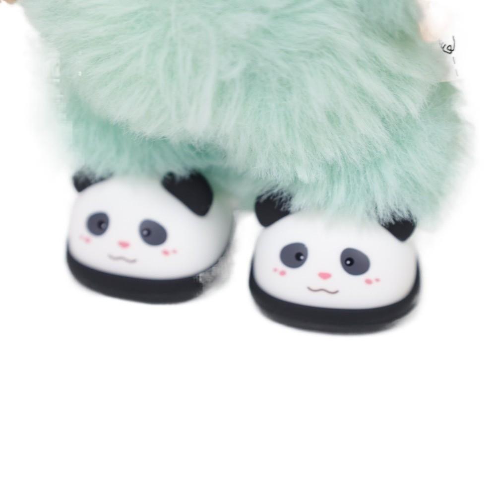 PVC Leather Material FOR 17cm Labubu Shoes 10/15/17cm Doll PU Shoes Mini Leather Shoes  Girl's Toys