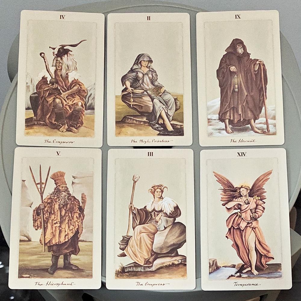 Pagan Otherworlds Tarot Deck 12*7cm in Stijve Doos – 84 Stuks Uniek Artistiek Ontwerp - Dubbel-reliëf Kaartpapier