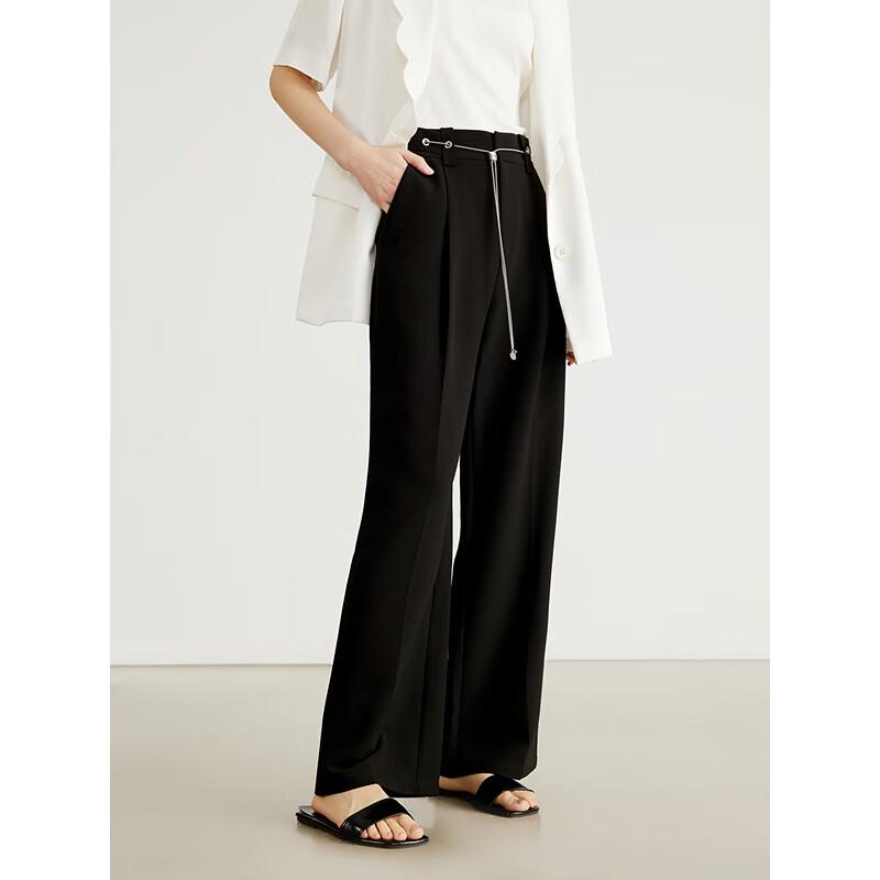 Women's High-Waist Wide-Leg Tie-Waist Pants